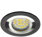 Ceiling-mounted spotlight fitting SEIDY CT-DTO50-B black