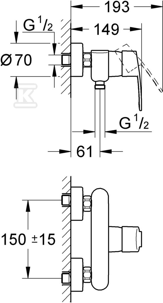 Eurostyle Cosmopolitan - single lever - 33590002