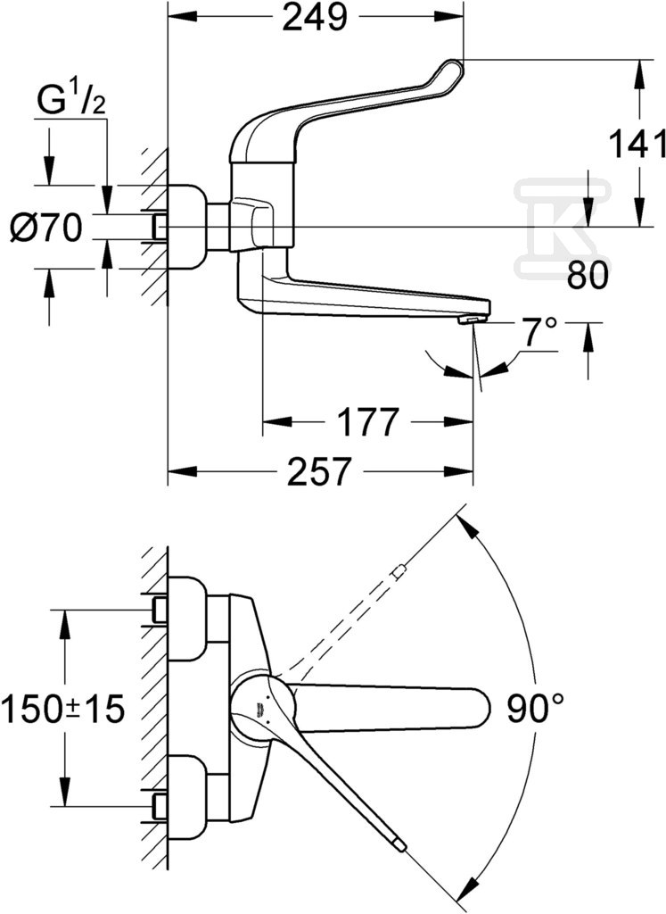 Euroeco Special - single lever basin - 32793000