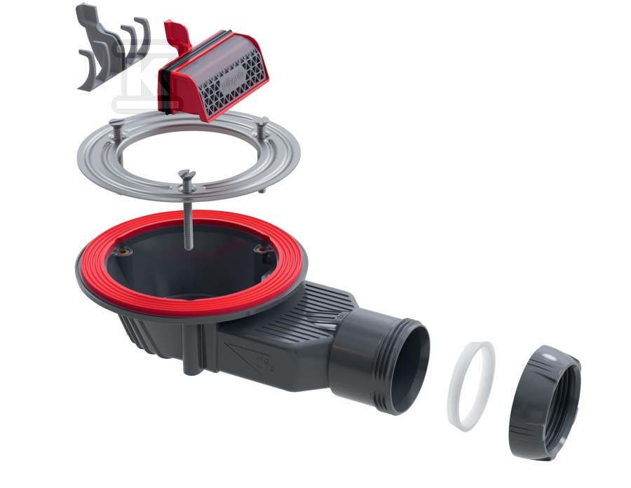 Сифон для душової кабіни "Ultrasilm" fi - 9.317