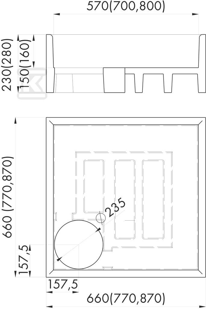 Nośnik Stabilsound Plus do brodzików - 2.002