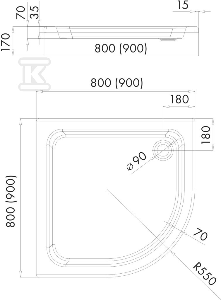 Stabilsound 80x80x17/7cm akrylátová - 3.0128