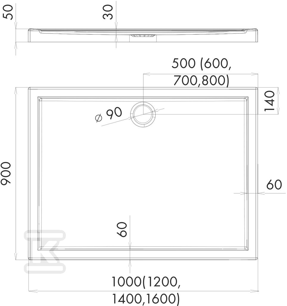 Stabilsound Plus kompozitna tuš kada - 3.067