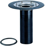 Roof drain extension 630 Dallmer with bolted flange for roof construction with thermal insulation