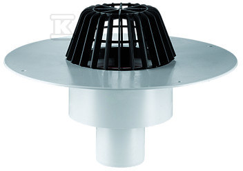 Roof drain type 62 PVC Dallmer DN125, - 623089