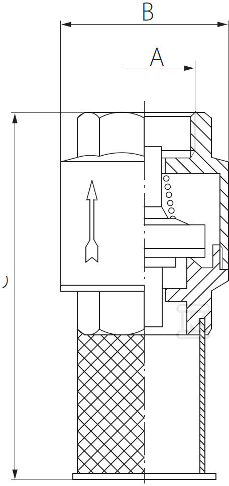 Suction basket 5/4" - K18W