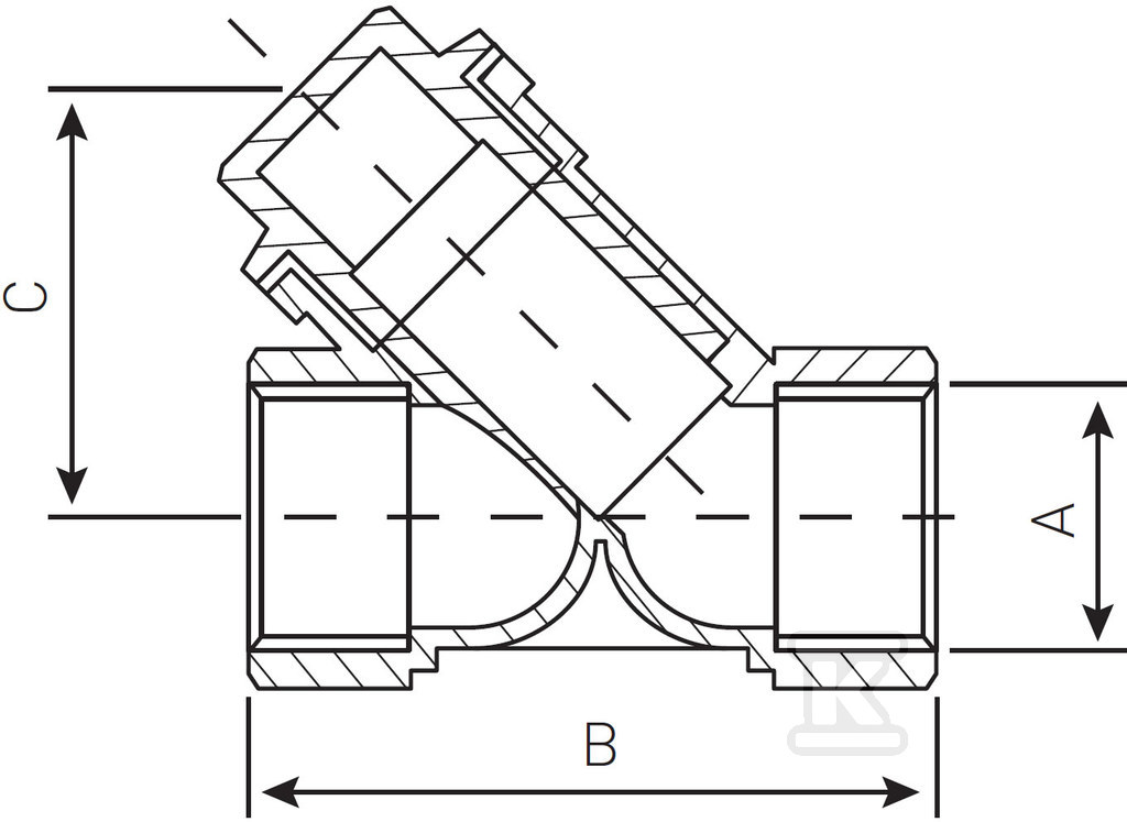 Filtru de sedimente pentru centrala - F02W