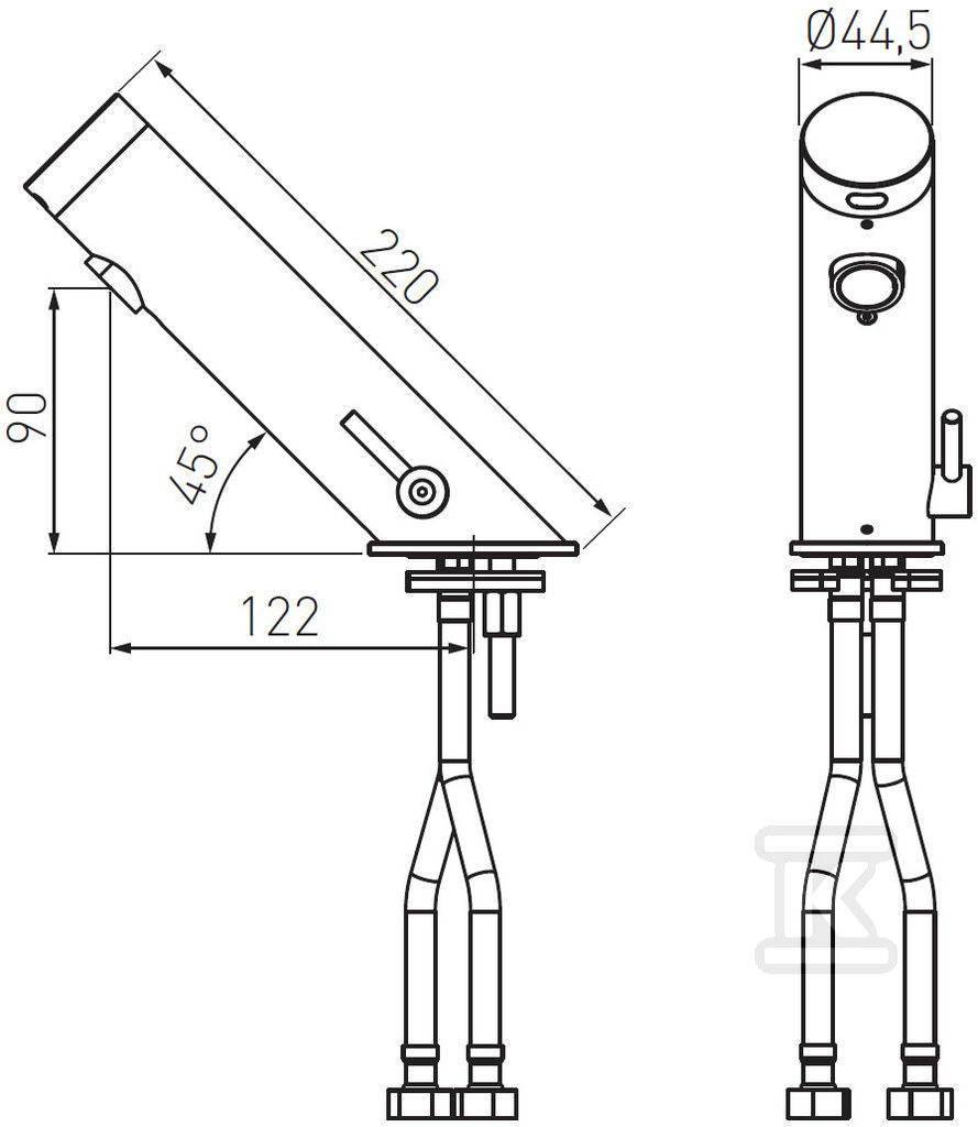 Bateria Mistral Sensor bezdotykowa - BBB111