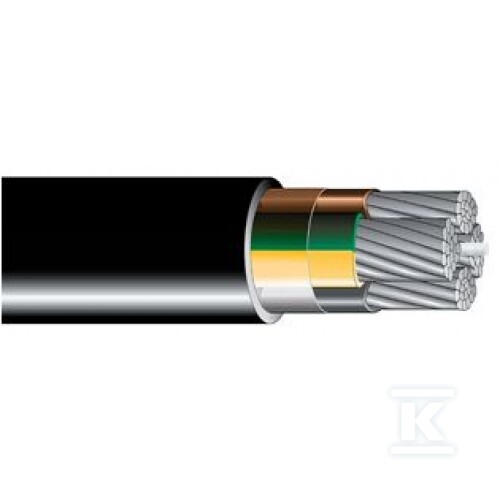 Силовий кабель YAKY-ŻO 5x25 SE 1kV - G-116244