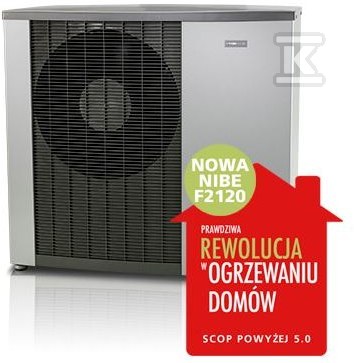 Air source heat pump NIBE F2120 16, - 064139