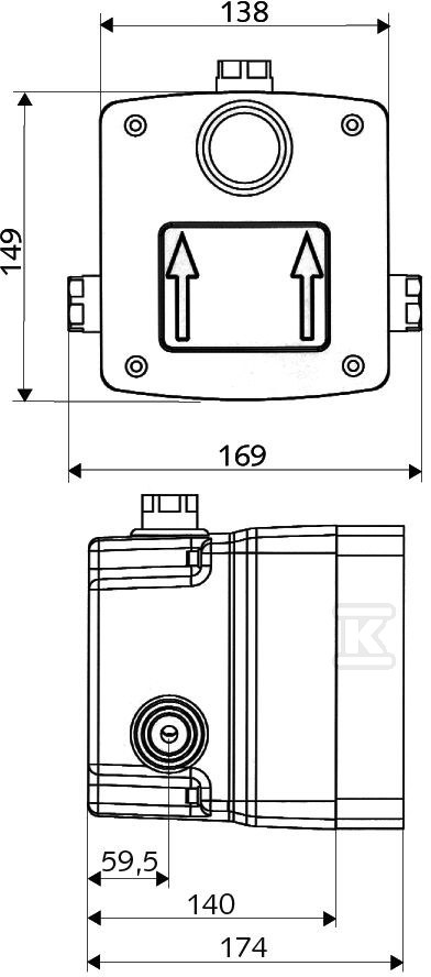 Masterbox WB-SC-V flush-mounted box for - 018270099