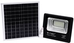 V-TAC 20V crni LED solarni projektor IP65, daljinski upravljač, tajmer VT-60V 4000K 1650lm