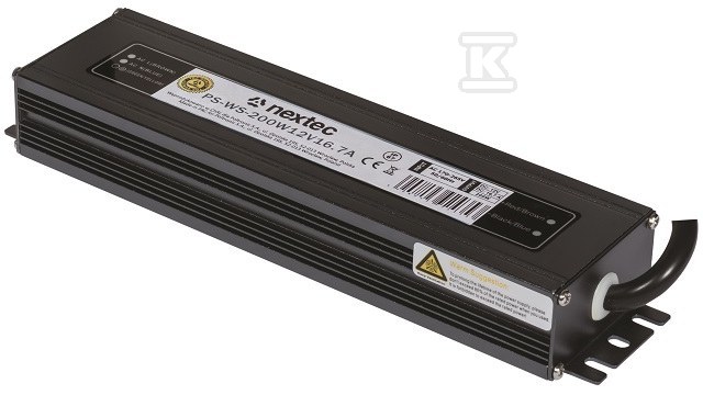 LED zdroj voděodolný SLIM IP67 12V - PB024353