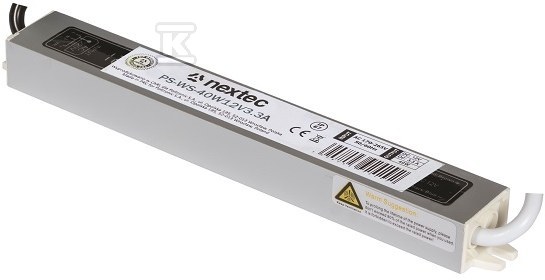 LED zdroj voděodolný SLIM IP67 12V 3,3A - PB024292