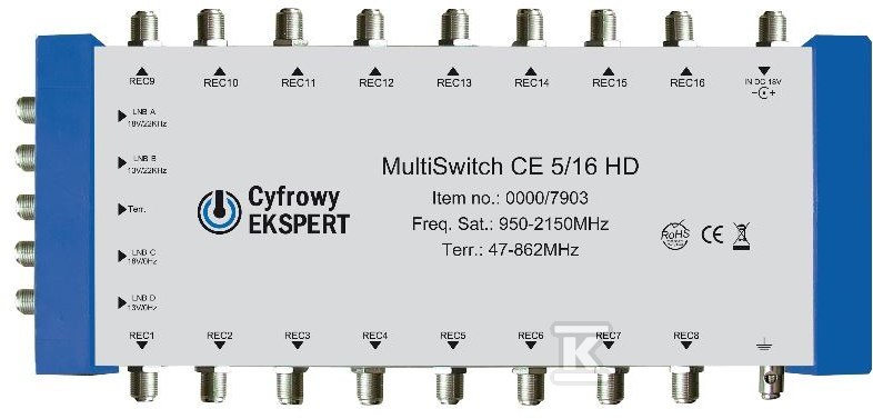 MultiSwitch CE 5/16 HD - 0000/7903