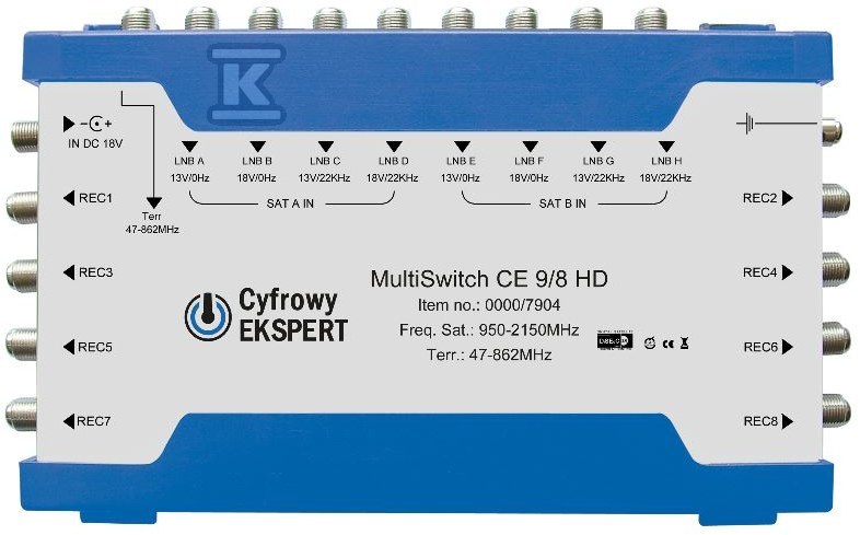 MultiSwitch CE 9/8 HD - 0000/7904