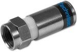 Compression F Connector for Mini-Coax Cables (Pack of 100)