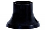 Simple screw lamp holder E27 black