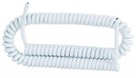 Coiled cable 05VVH8-F 3x1.5mm2 - 5m - white