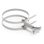 Універсальна подвійна хомут V2A з регульованим тримачем (0-150мм)