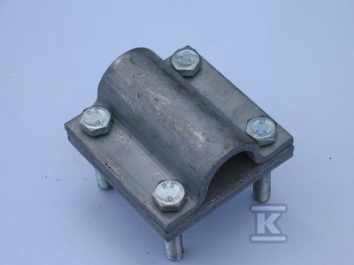 Uchwyt krzyżowy uziomu UKU 16/40/4 (BK 9003) 0654-291-425