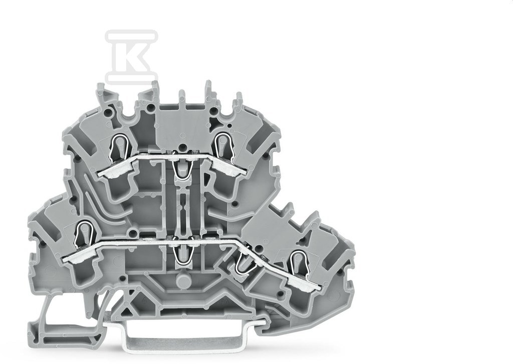 Double deck terminal block Through / - 2002-2201