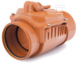 Backwater valve PP DN 160, one-flap - ZB160