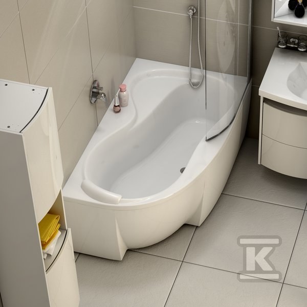 ROSA bathtub 95 150x95 P white - C561000000