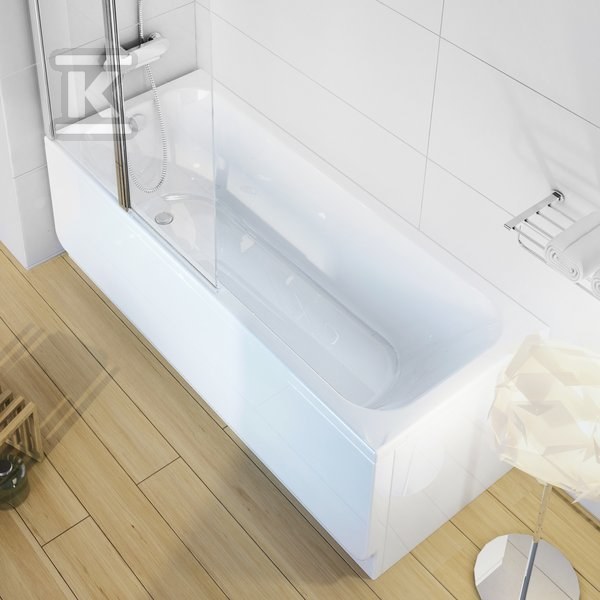 Chrome - Acrylic rectangular bathtub - C731000000