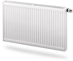 Radiator PURMO CV33 500x1400, putere incalzire: 2849W (75/65/20°C), radiator panou din otel cu racord in jos, PURMO Ventil Compact, alb RAL9016