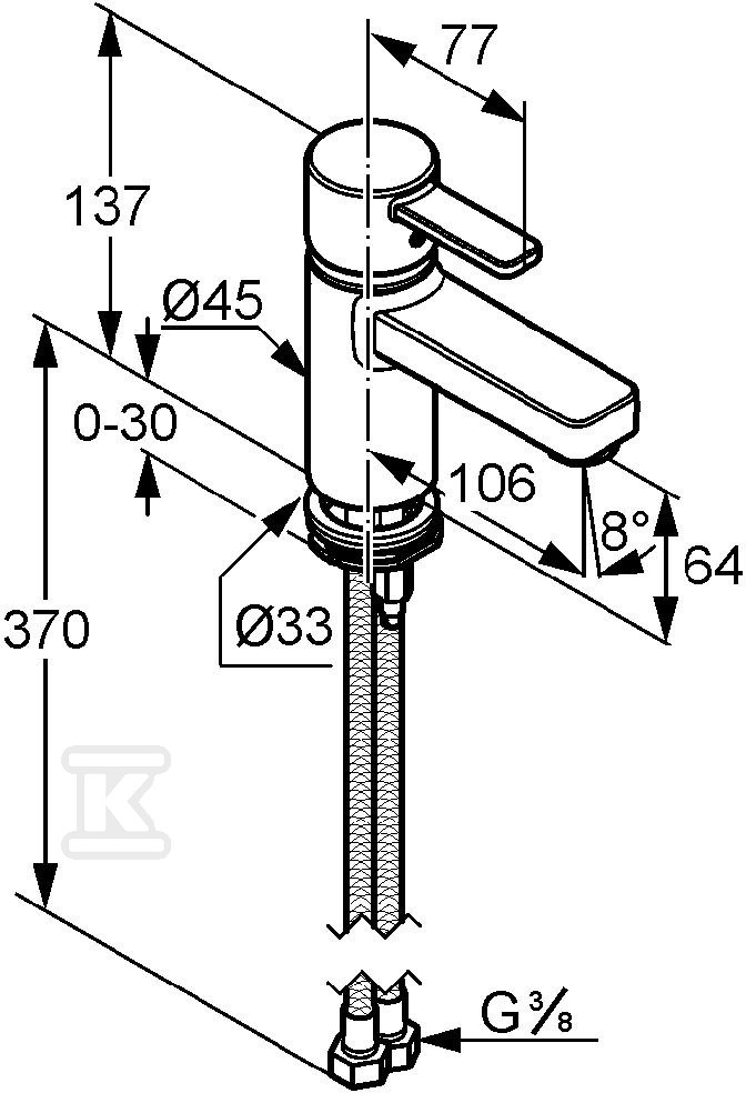 Bateria umywalkowa Kludi Zenta - 382510575