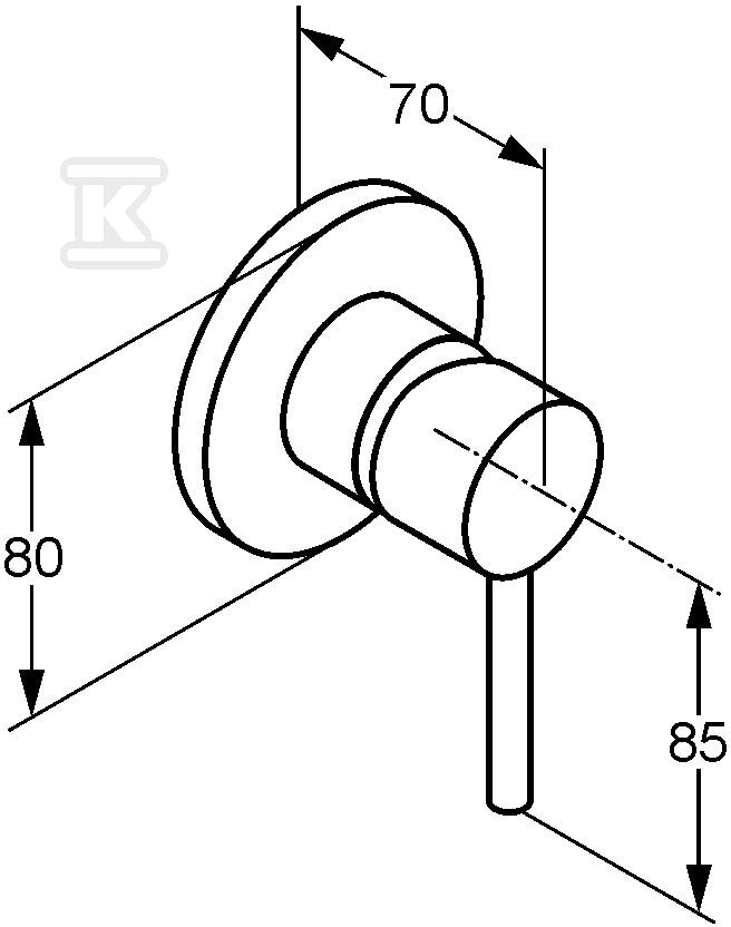 Bateria prysznicowa Bozz podtynkowa (z - 389250576