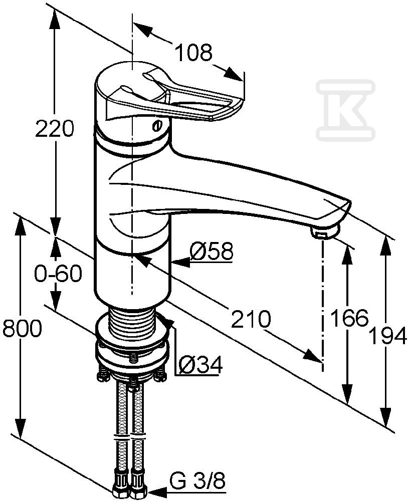 Bateria stojąca MX jednouchwytowa - 399340562