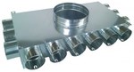 Flat twelve-pipe manifold 12x63/200