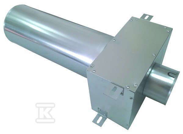 Plenum box single-port straight through - SK1X90/125P