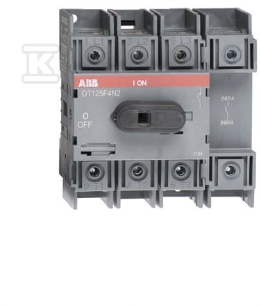 OT125F4N2 Rozłącznik 125A, 4P, napęd z - 1SCA105051R1001
