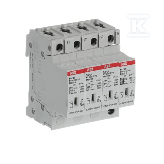 Обмежувач перенапруг OVR T1-T2 4L - 2CTB815710R2300