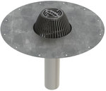 Roof drain made of acid-proof steel, model A Ø 75 (length 350 mm)