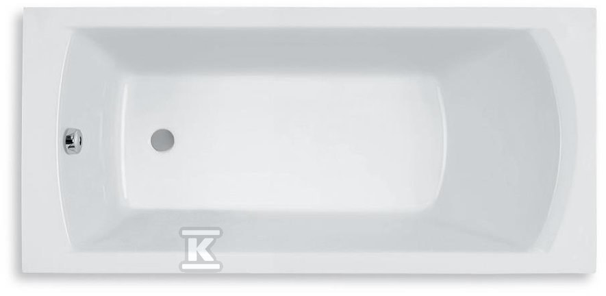 White NogiLinea 1500X700 bathtub - A24T010000