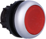 Drive M22-DRL-R, illuminated flat button, red, without spring-return