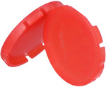 The M22-XDL-R button lens, flat red, without description