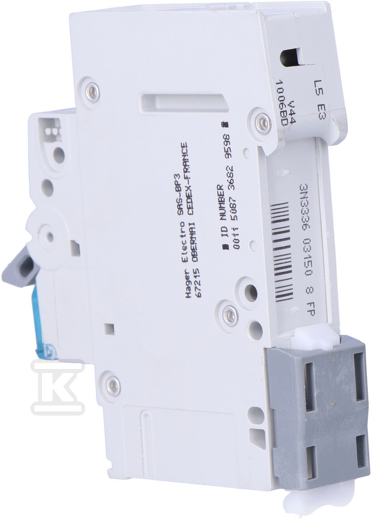 MCB, 6kA, крива B, 1-полюсний, 6A - MBN106E