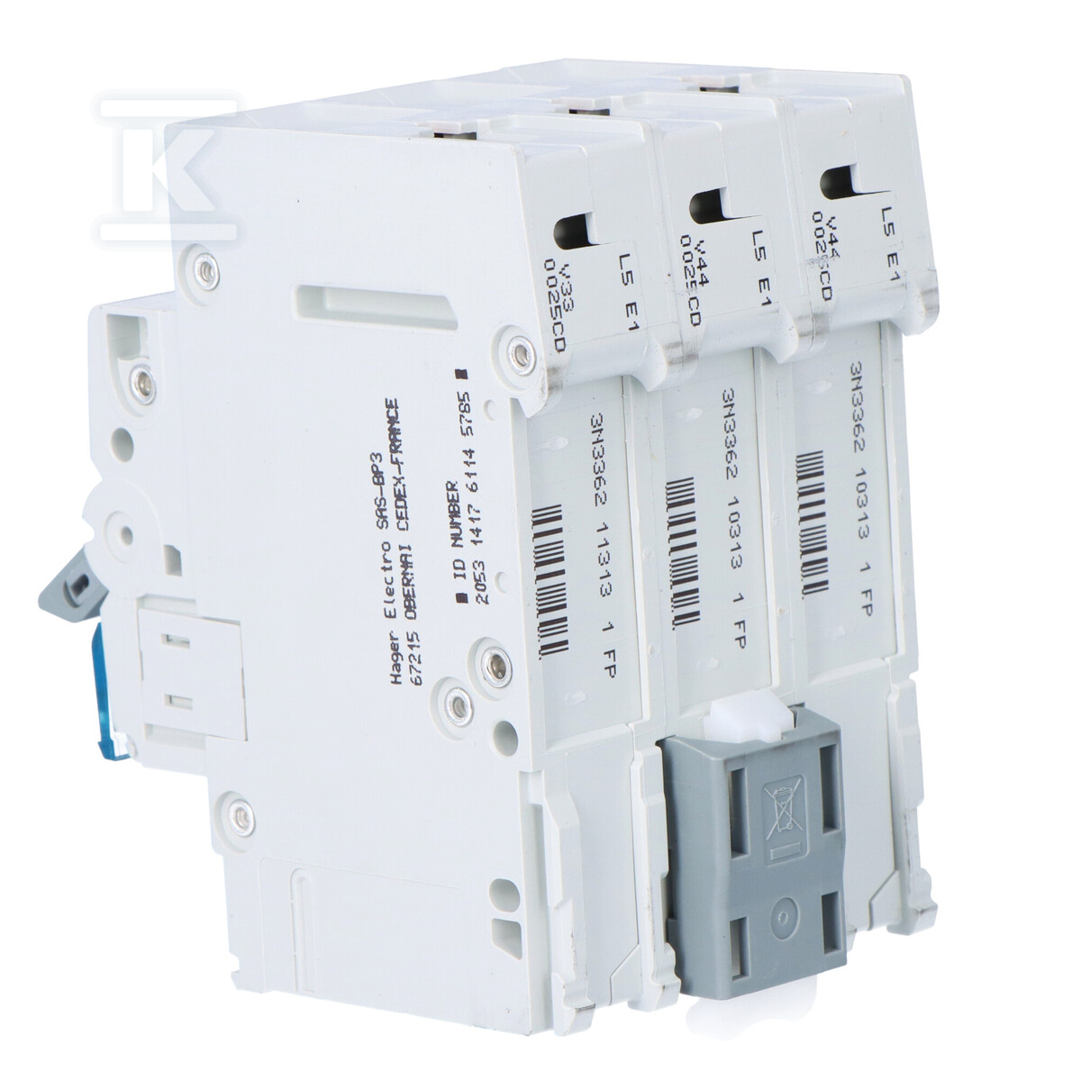 MCB, 6kA, C крива, 3 полюси, 25A - MCN325E