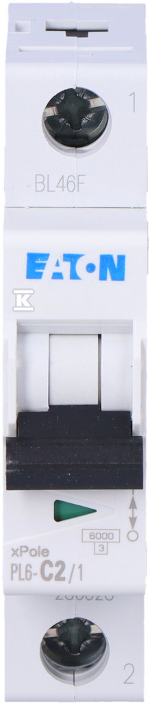 Автоматичний вимикач 6кА PL6-C2/1 - 286528