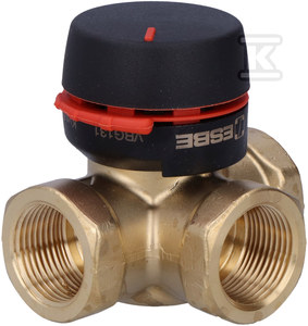 Esbe three-way mixing valve VRG131, dn20, KVS 6.3, 3/4" internal