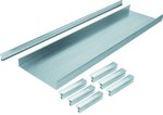 Podstawa kanału napo 1-stronna skos pokrywy 200x40 mm stal, TEHALIT.AK