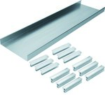 Podstawa kanału napo 2-stronna skos pokrywy 200x40 mm stal, TEHALIT.AK