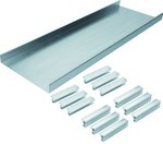 Podstawa kanału napo 2-stronna skos pokrywy 250x40 mm stal, TEHALIT.AK