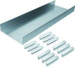 Podstawa kanału napo 2-stronna skos pokrywy 250x70 mm stal, TEHALIT.AK