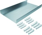 Podstawa kanału napo 2-stronna skos pokrywy 400x70 mm stal, TEHALIT.AK